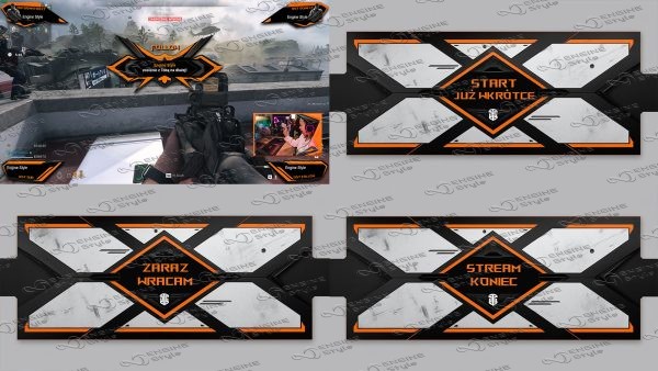 COD Warzone Overlay Orange